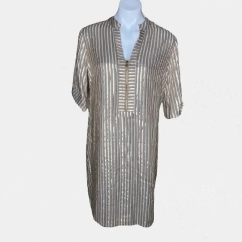 Anne Klein women striped dress